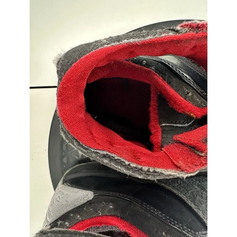 Size 5Y Air Jordan 20 OG GS Stealth 2005 Black Red 310456-001